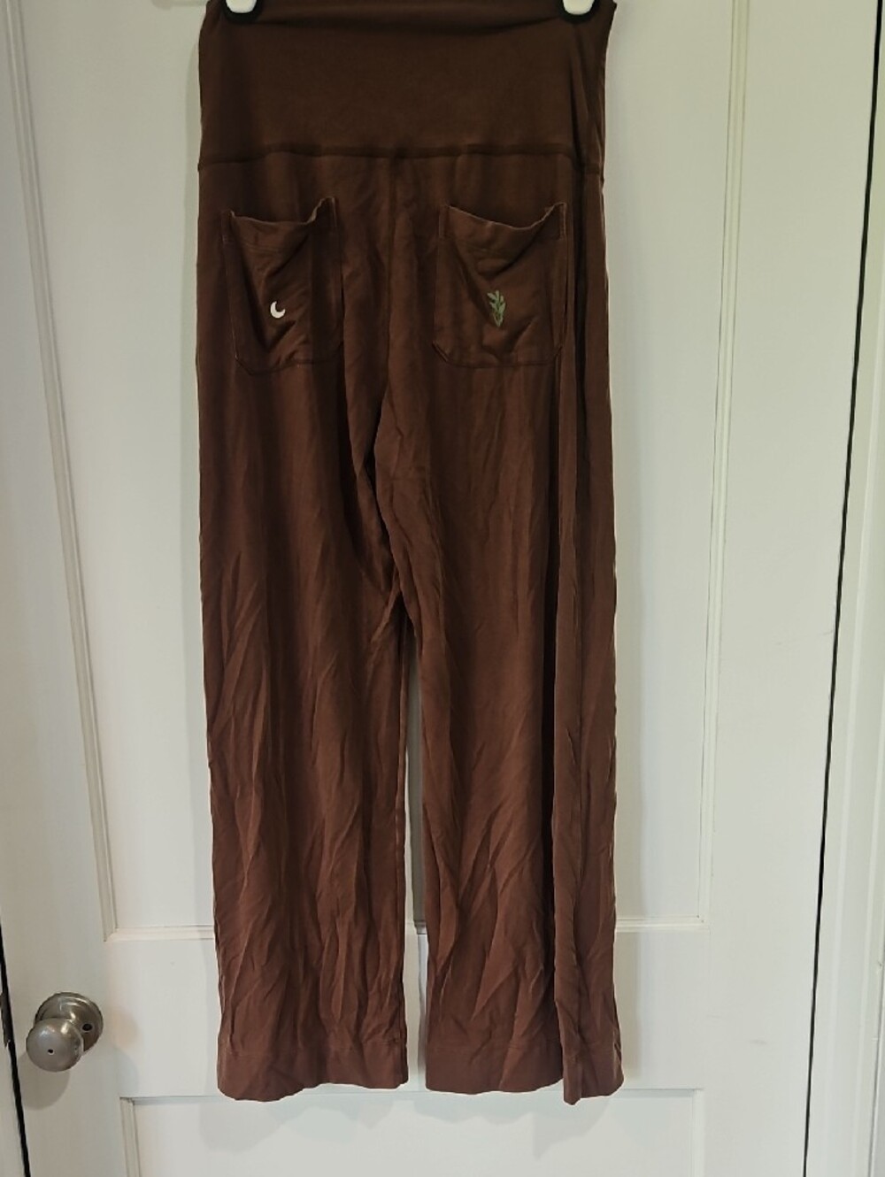 Purusha People Brown Flow Pants with Slight Damage Medium - Picture 3 of 5
